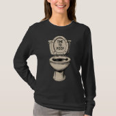 トイレットタイムの面白トイレ Tシャツ (正面)