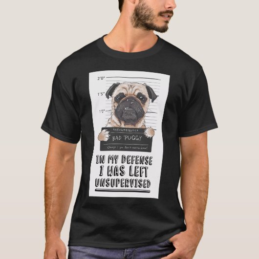 トイレットペーパーパグ Tシャツ (正面)
