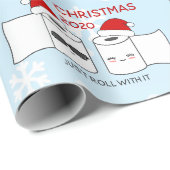 トイレットペーパー包装紙 Just Roll With It ラッピングペーパー (ロールコーナー)