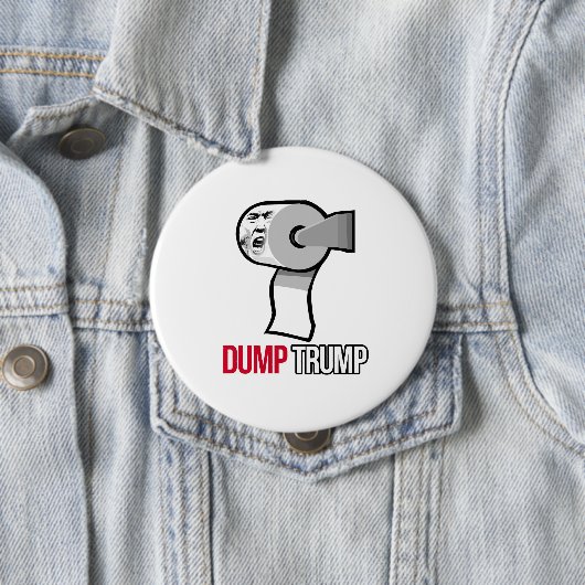 トイレットペーパー-アンチ切札-が付いているダンプの切札 缶バッジ (インサイチュ)