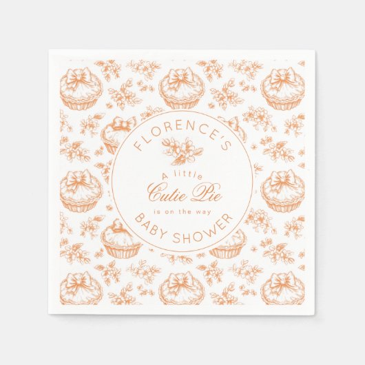 トイレデジュイかわいこちゃんパイ男女兼用感謝していユー スタンダードカクテルナプキン (正面)