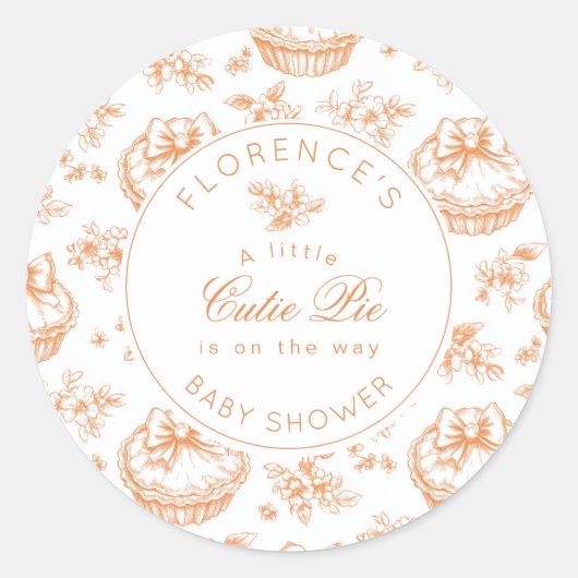 トイレデジュイかわいこちゃんパイ男女兼用感謝していユー ラウンドシール (正面)