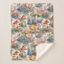 トイレデジュイの神秘的なキノコ シェルパブランケット