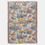 トイレデジュイの神秘的なキノコ スローブランケット (正面縦)