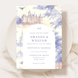 トイレデジュイアート結婚式招待状 招待状