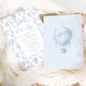 トイレデジュイサファリオーボーイベビーシャワー招待状 招待状