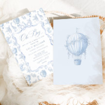 トイレデジュイサファリオーボーイベビーシャワー招待状