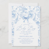 トイレデジュイサファリスイートベビーシャワー招待状 招待状 (正面)