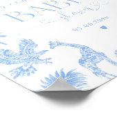 トイレデジュイサファリベイビーシャワーウェルカム ポスター (角)