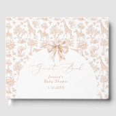 トイレデジュイサファリボホベイビーシャワー ゲストブック (正面)