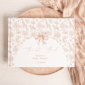 トイレデジュイサファリボホベイビーシャワー ゲストブック