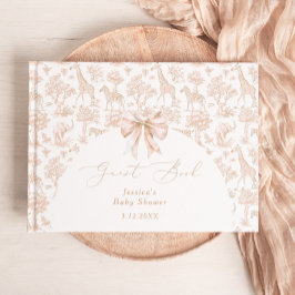 トイレデジュイサファリボホベイビーシャワー ゲストブック