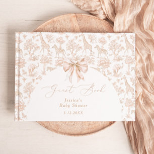 トイレデジュイサファリボホベイビーシャワー ゲストブック