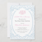 トイレデジュイティーパーティーベビーシャワー招待状 招待状 (正面)