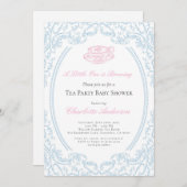 トイレデジュイティーパーティーベビーシャワー招待状 招待状 (正面/裏面)