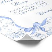 トイレデジュイテディベアーベビーブシャワーママモーサバー ポスター (角)