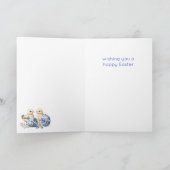 トイレデジュイハッピーイースターグリーティングカード カード (内部)