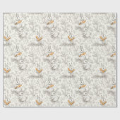 トイレデジュイバニー&キャロットディライトイースター ラッピングペーパー (フラット)