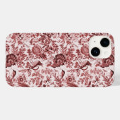 トイレデジュイフローラフェザントレッドヴィンテージ Case-Mate iPhoneケース (裏面 (横))