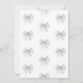 トイレデジュイブライダルシャワーセージボーフランスのパリ 招待状 (裏面)