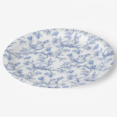 トイレデジュイブルーイースターバニー ペーパープレート (アングル)