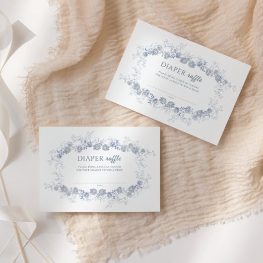 トイレデジュイブルーチノワジェリーおむつラッフル エンクロージャーカード