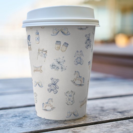 トイレデジュイベビージャーブルーボウボーイ 紙コップ