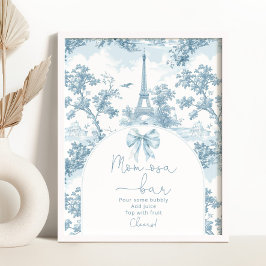 トイレデジュイボーフランスのモモモザバー ポスター