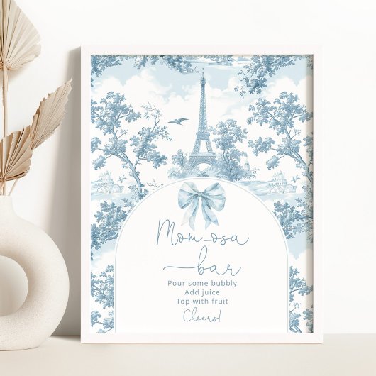 トイレデジュイボーフランスのモモモザバー ポスター