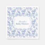 トイレデジュウウッドランドベビーシャワー スタンダードカクテルナプキン (正面)