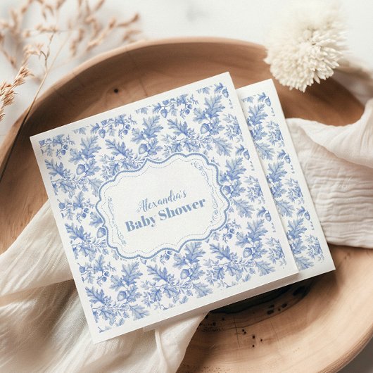 トイレデジュウウッドランドベビーシャワー スタンダードカクテルナプキン