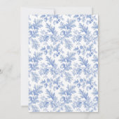 トイレデジュウウッドランドベビーシャワー 招待状 (裏面)