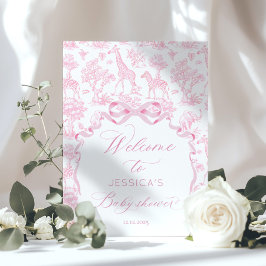 トイレデジュエサファリピンクベビーブラウンジへようこそ ポスター