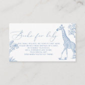 トイレデジュエサファリブックスベビーチケット エンクロージャーカード (正面)