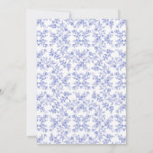 トイレデジュエチノイスリーホースボーイ赤ちゃんシャワー 招待状 (裏面)