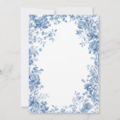 トイレデジュエチノワセリーフローラブライダルシャワー 招待状 (裏面)