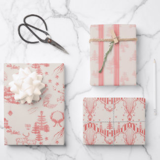 トイレデュジュエラッピング紙フラットシートセット3 ラッピングペーパーシート