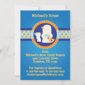 トイレトレーニングパーティーの招待状 招待状 (裏面)