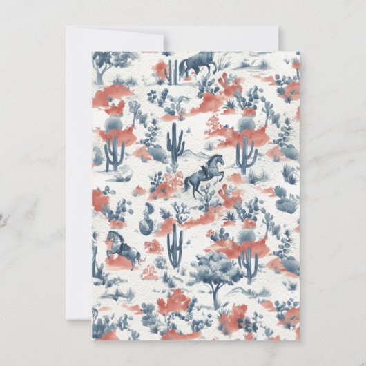 トイレドゥジュイウェスタンカウボーイ結婚ズ 招待状 (裏面)