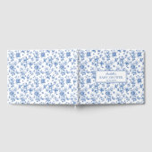 トイレドゥジュイテディベアーブルーベビーシャワー ゲストブック (全面)