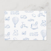 トイレドゥジュイブルーボウチャイノワジェリーブズベビー エンクロージャーカード (裏面)