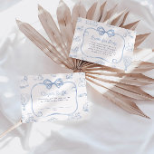 トイレドゥジュイブルーボウチャイノワジェリーブズベビー エンクロージャーカード