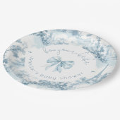 トイレドゥジュイボンジュールベビーバーブベビーブシャワー ペーパープレート (アングル)