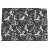 トイレドゥジュイモノクロユニコーン ラージペーパーバッグ (裏面)