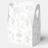 トイレドゥジュエリーグリーンカウボーイウェスタンベビーシャワー フェイバーボックス (オープン)