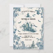 トイレハロウィーンシャトー結婚式招待状 招待状 (正面)