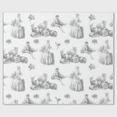 トイレフランスのヴィンテージパストラルシープボーイレディークラフト ラッピングペーパー (フラット)