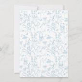 トイレベアーベイビーシャワーボーイ招待状 招待状 (裏面)