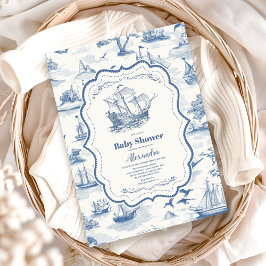 トイレベビー航海のシャワー 招待状