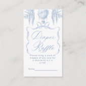 トイレホットエアバルーン弓おむつラッフルチケット エンクロージャーカード (正面)